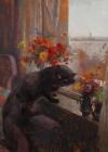 Прикрепленное изображение: Ильда Ланге, Кот у окна, 1921 год.jpg